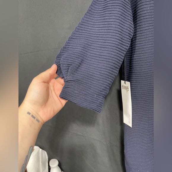 NWT brand New Archiviob Knitting Culture Navy Dress Women's Oversized Size Small - Picture 9 of 9